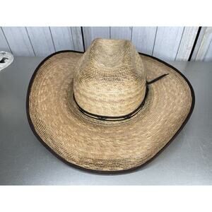 Resistol Jason Aldean Palm Leaf Cowboy Hat Amarillo Sky Size Large